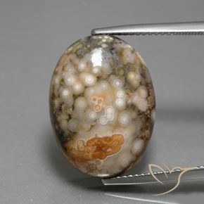 14.34ct Natural Multicolor Jaspe, Ovalada, Opaco