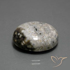Jaspe Multicolor natural de 18.17 ct, Ovalada, Opaco