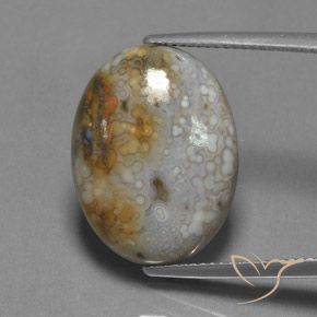 13.45ct Natural Multicolor Jaspe, Ovalada, Opaco