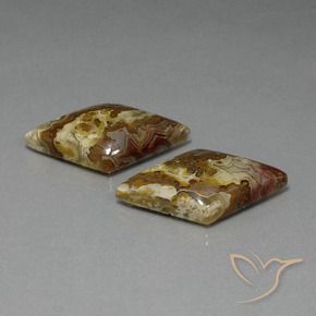 Gemas de Jaspe Multicolor natural de 36.45 ct, Elegante, Opaco
