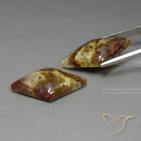 Gemas de Jaspe Multicolor natural de 36.45 ct, Elegante, Opaco
