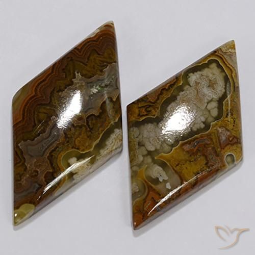 Gemas de Jaspe Multicolor natural de 41.46 ct, Elegante, Opaco