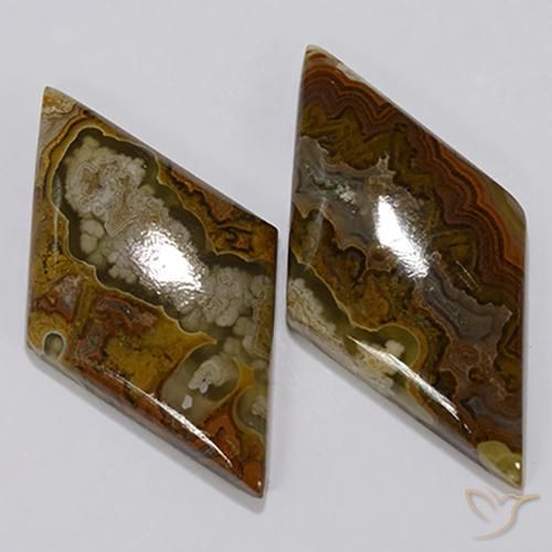 Gemas de Jaspe Multicolor natural de 41.46 ct, Elegante, Opaco
