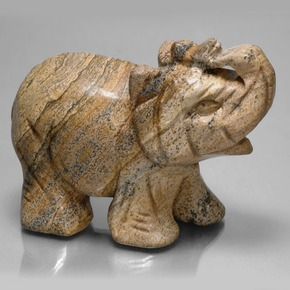 Jaspe Multicolor natural de 576.48 ct, Forma elegante, Opaco