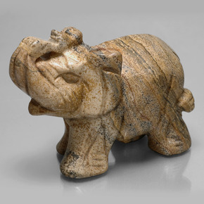 Jaspe Multicolor natural de 576.48 ct, Forma elegante, Opaco