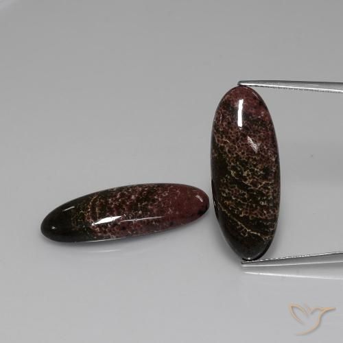22.83ctw Natural Multicolor Jaspe, Ovalada, Opaco