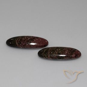 Gemas de Jaspe Multicolor natural de 22.83 ct, Ovalada, Opaco