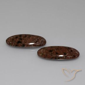 Gemas de Jaspe Multicolor natural de 23.31 ct, Ovalada, Opaco
