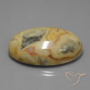 Jaspe Multicolor natural de 60.57 ct, Ovalada, Opaco