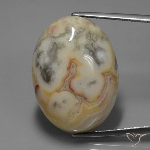 44.14ct Natural Multicolor Jaspe, Ovalada, Opaco