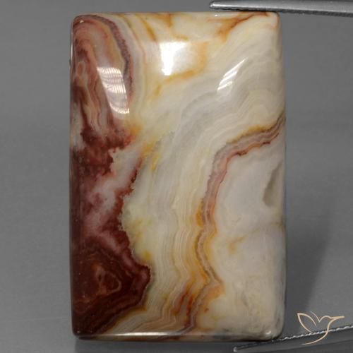 Jaspe Multicolor natural de 77.71 ct, Corte Baguette, Opaco
