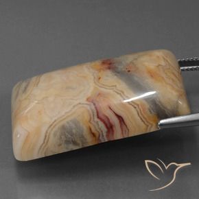 Jaspe Multicolor natural de 76.29 ct, Corte Baguette, Opaco