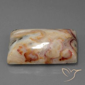 Jaspe Multicolor natural de 74.01 ct, Corte Baguette, Opaco