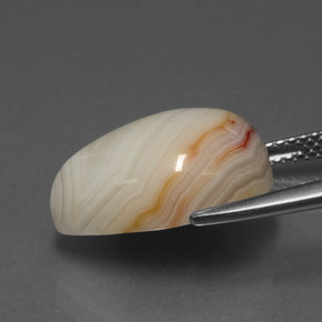 Jaspe multicolor natural de 9,05 ct, en forma de pera, opaco