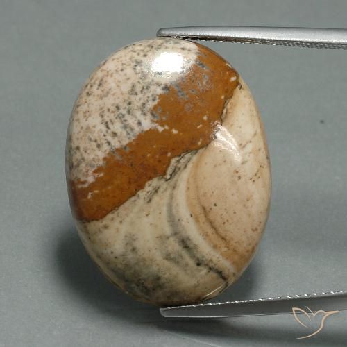 22.11ct Natural Multicolor Jaspe, Ovalada, Opaco