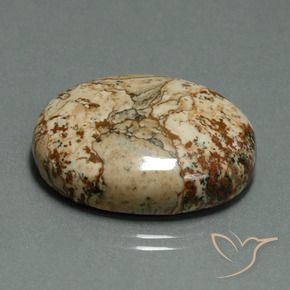 Jaspe Multicolor natural de 30.15 ct, Ovalada, Opaco