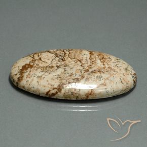 Jaspe Multicolor natural de 44.26 ct, Ovalada, Opaco