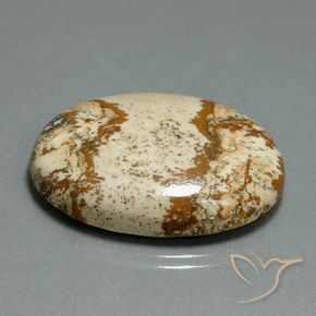 Jaspe Multicolor natural de 43.57 ct, Ovalada, Opaco