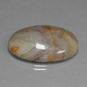 Jaspe multicolor natural de 30,81 ct, corte óvalo, opaco