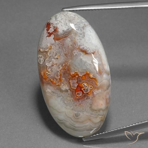 32.76ct Natural Multicolor Jaspe, Ovalada, Opaco
