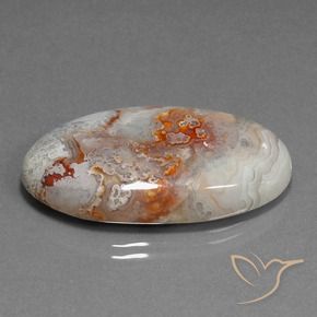 Jaspe Multicolor natural de 32.76 ct, Ovalada, Opaco