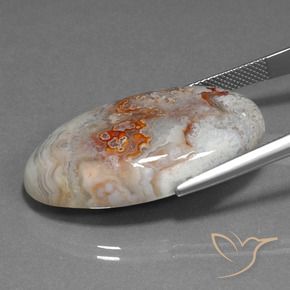 Jaspe Multicolor natural de 32.76 ct, Ovalada, Opaco