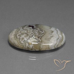 Jaspe Multicolor natural de 47.98 ct, Ovalada, Opaco
