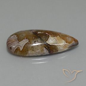 Jaspe Multicolor natural de 15.06 ct, En forma de pera, Opaco
