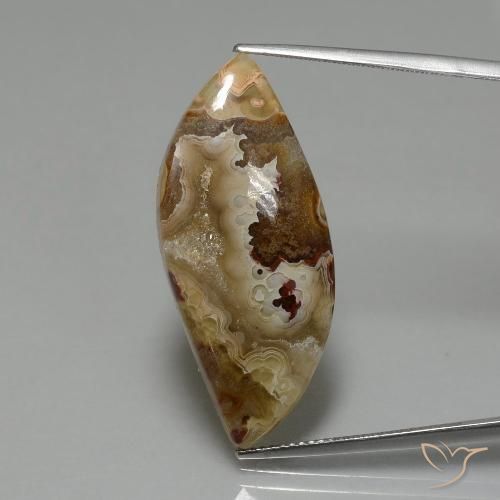 17.84ct Natural Multicolor Jaspe, Elegante, Opaco