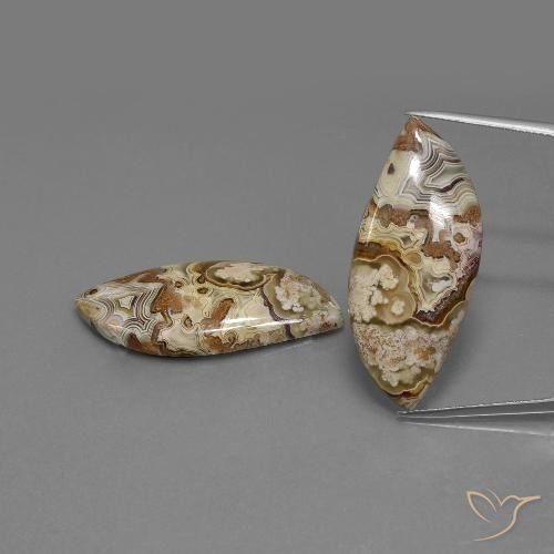 42.19ctw Natural Multicolor Jaspe, Elegante, Opaco
