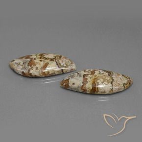 Gemas de Jaspe Multicolor natural de 42.19 ct, Elegante, Opaco