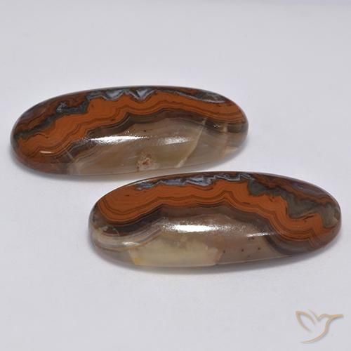 Gemas de Jaspe Multicolor natural de 37.57 ct, Ovalada, Opaco