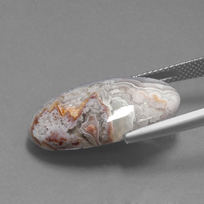 Jaspe multicolor natural de 13,07 ct, corte óvalo, opaco