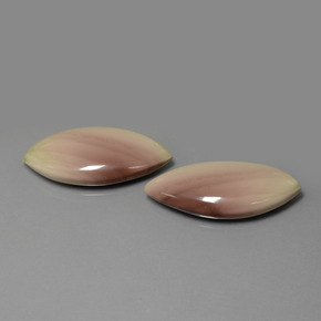 Gemas de jaspe multicolor natural de 26,79 ct, marquesa, opaco