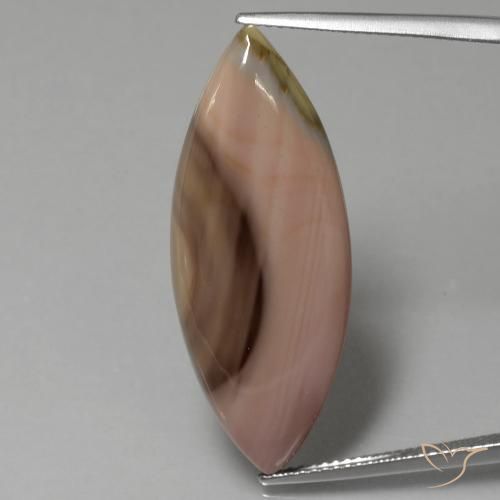 16.57ct Natural Multicolor Jaspe, Marquesa, Opaco
