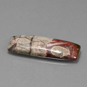 Jaspe multicolor natural de 12,07 ct, baguette, opaco