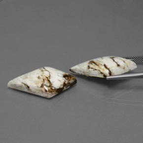 Gemas de Jaspe Multicolor natural de  ct, Forma elegante, Opaco