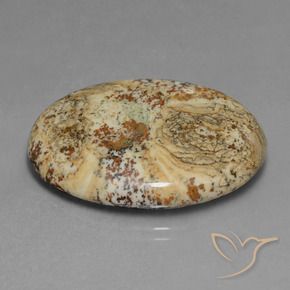 Jaspe Multicolor natural de 37.65 ct, Ovalada, Opaco