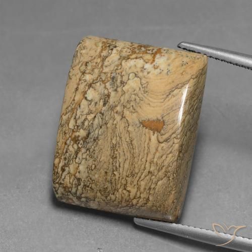 28.04ct Natural Multicolor Jaspe, Corte Baguette, Opaco