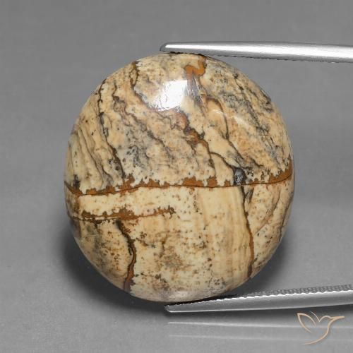 37.82ct Natural Multicolor Jaspe, Ovalada, Opaco