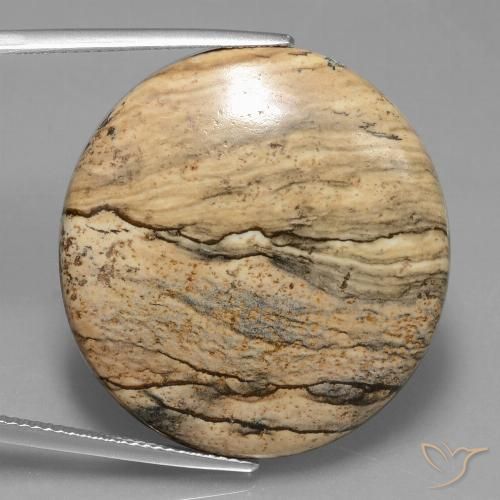 33.71ct Natural Multicolor Jaspe, Ovalada, Opaco
