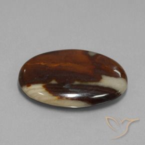 Jaspe Multicolor natural de 39.85 ct, Ovalada, Opaco