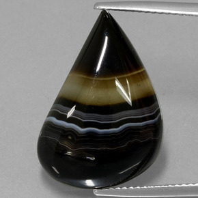 Jaspe multicolor natural de 15,25 ct, forma elegante, translúcido