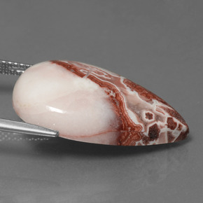 Jaspe Multicolor natural de 15.54 ct, En forma de pera, Opaco