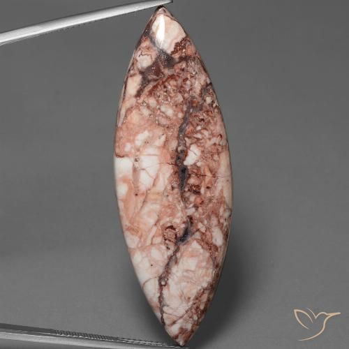 38.36ct Natural Multicolor Jaspe, Marquesa, Opaco