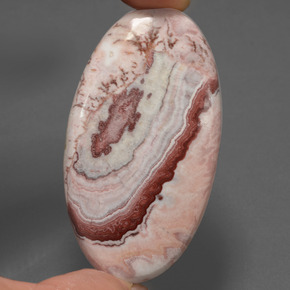 Jaspe Multicolor natural de 55.89 ct, Corte Óvalo, Opaco