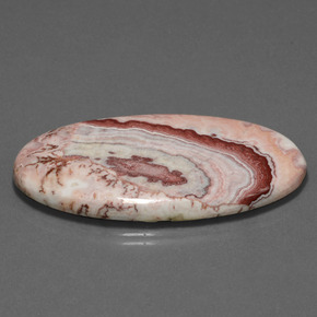 Jaspe Multicolor natural de 55.89 ct, Corte Óvalo, Opaco