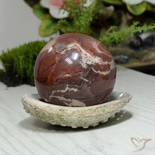 Jaspe Multicolor natural de 1197.38 ct, Esfera / Bola, Opaco