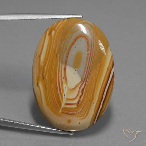 23.88ct Natural Multicolor Jaspe, Ovalada, Opaco