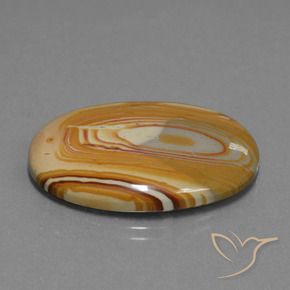 Jaspe Multicolor natural de 23.88 ct, Ovalada, Opaco